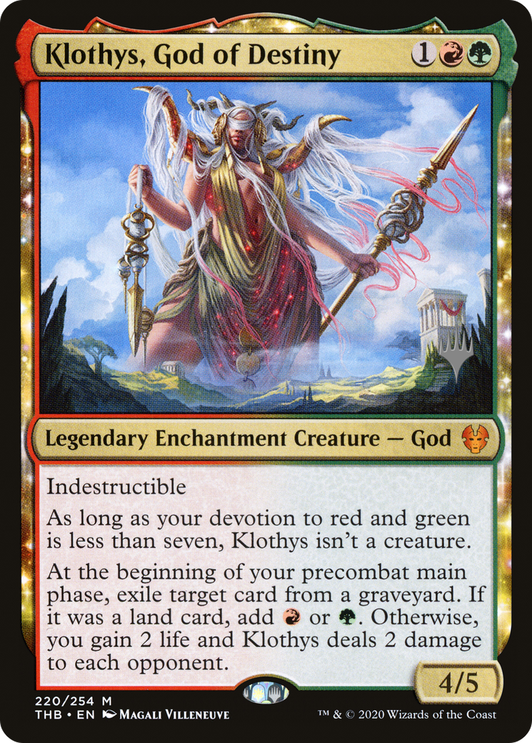 Klothys, God of Destiny (Promo Pack) [Theros Beyond Death Promos] | Silver Goblin