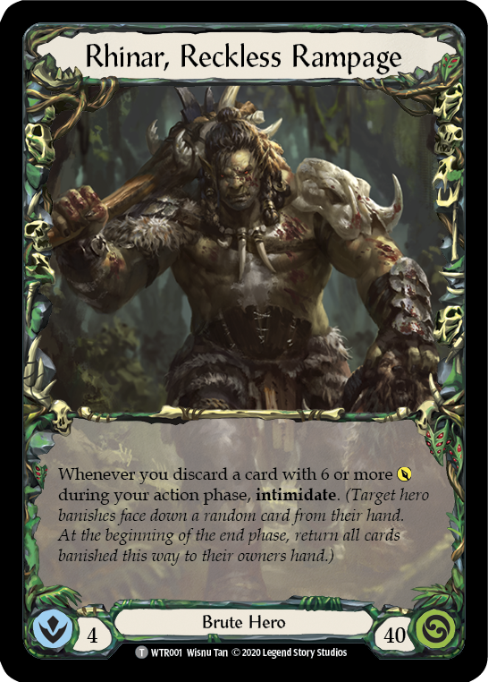 Rhinar, Reckless Rampage (WTR001) Unlimited Normal - Welcome to Rathe
