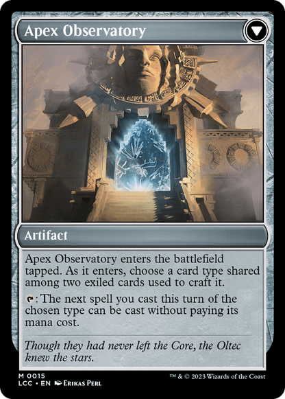 Eye of Ojer Taq // Apex Observatory [The Lost Caverns of Ixalan Commander] Foil