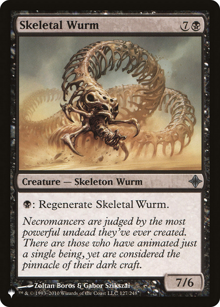 Skeletal Wurm [The List Reprints] | Silver Goblin