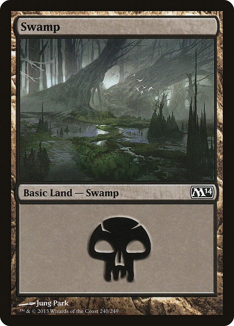 Swamp (240) [Magic 2014] Foil