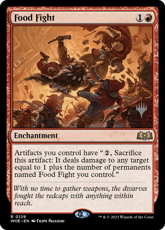 Food Fight (Promo Pack) [Wilds of Eldraine Promos] Foil