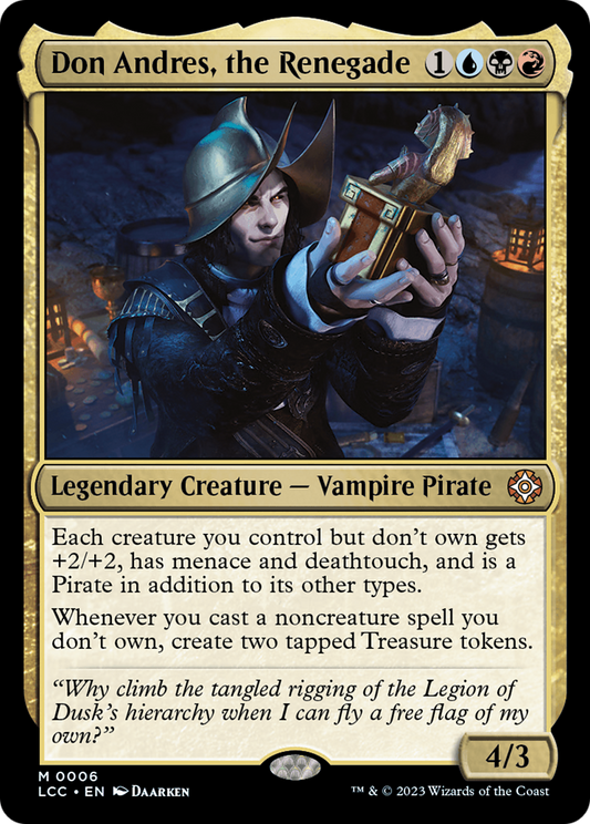 Don Andres, the Renegade [The Lost Caverns of Ixalan Commander] Foil