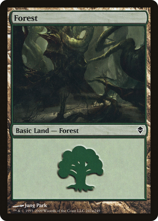 Forest (247a) [Zendikar]