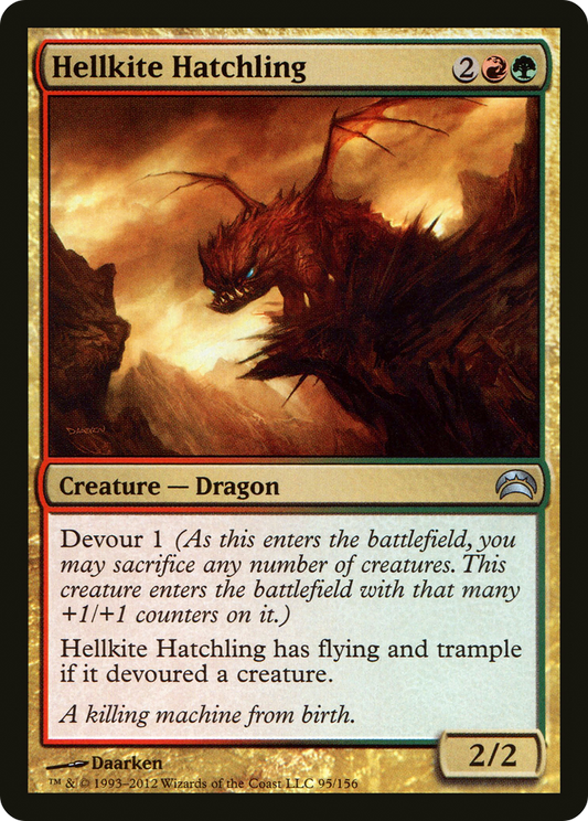 Hellkite Hatchling [Planechase 2012] Foil