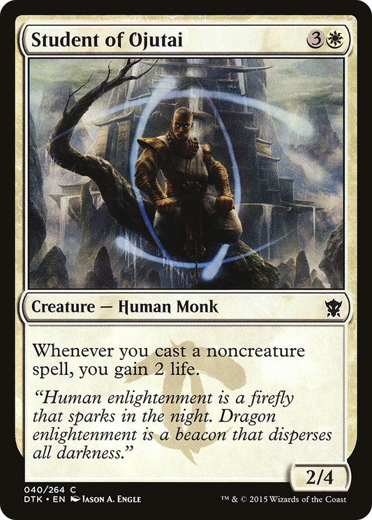 Student of Ojutai (040) Foil - Dragons of Tarkir