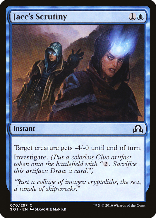 Jace's Scrutiny [Shadows over Innistrad] Foil