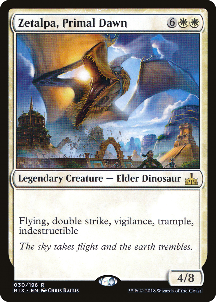 Zetalpa, Primal Dawn [Rivals of Ixalan] Foil