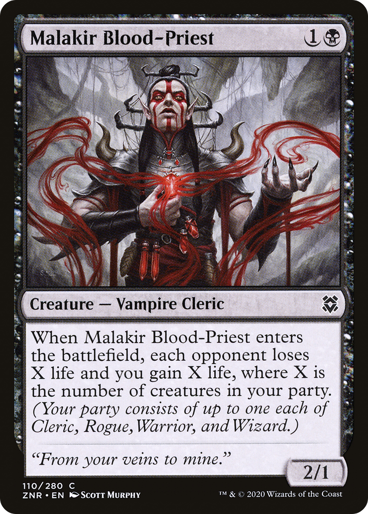 Malakir Blood-Priest [Zendikar Rising] Foil
