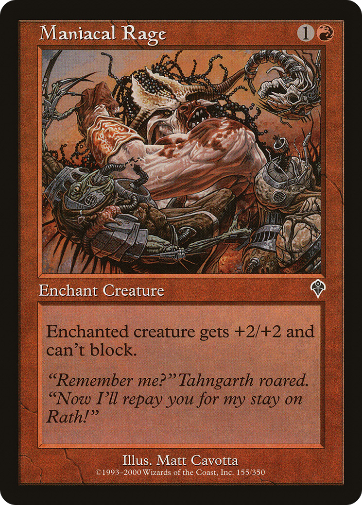 Maniacal Rage [Invasion] Foil
