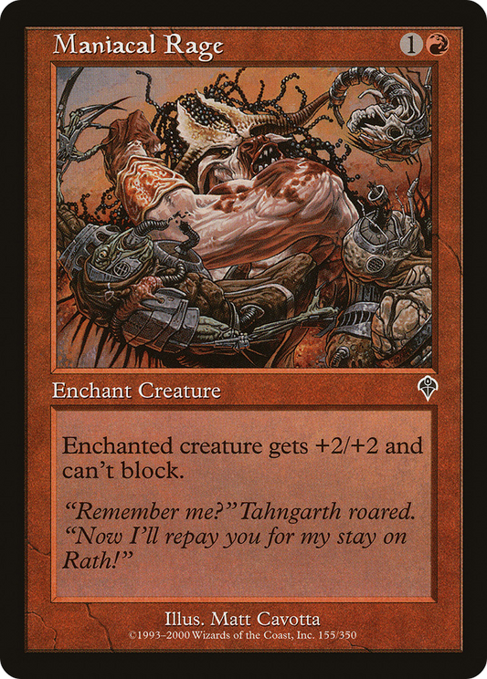 Maniacal Rage [Invasion] Foil