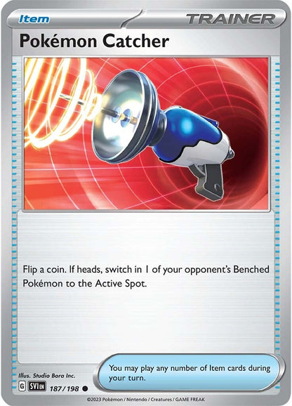 Pokemon Catcher (187) Reverse Holofoil - Scarlet & Violet