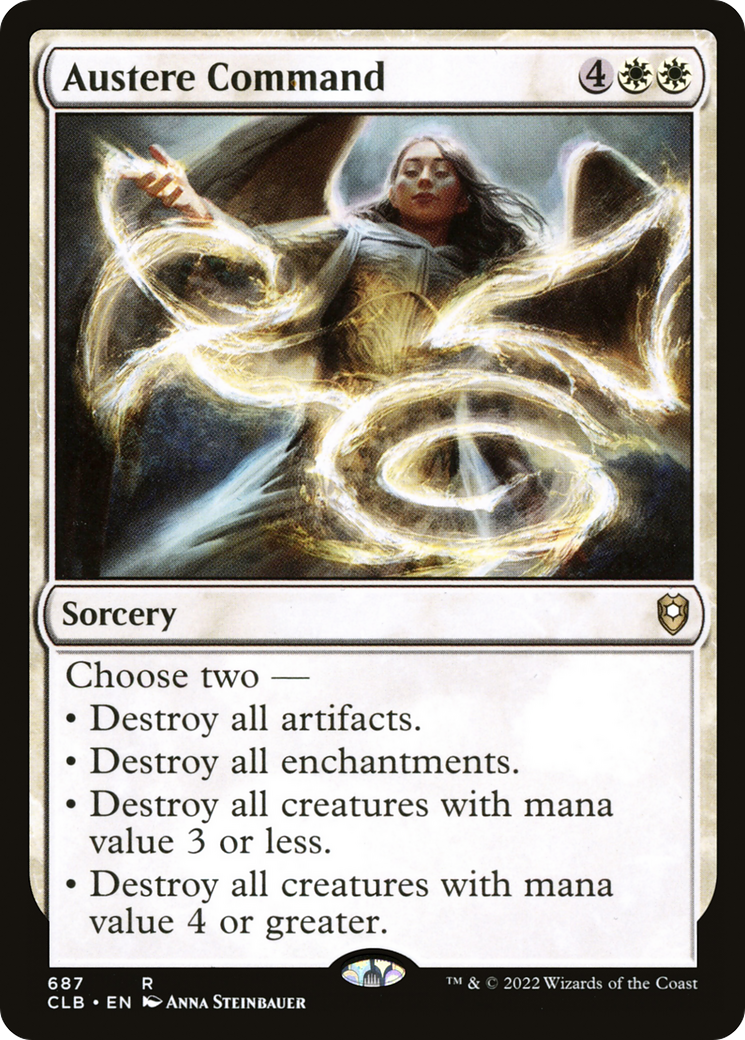 Austere Command [Commander Legends: Battle for Baldur's Gate]