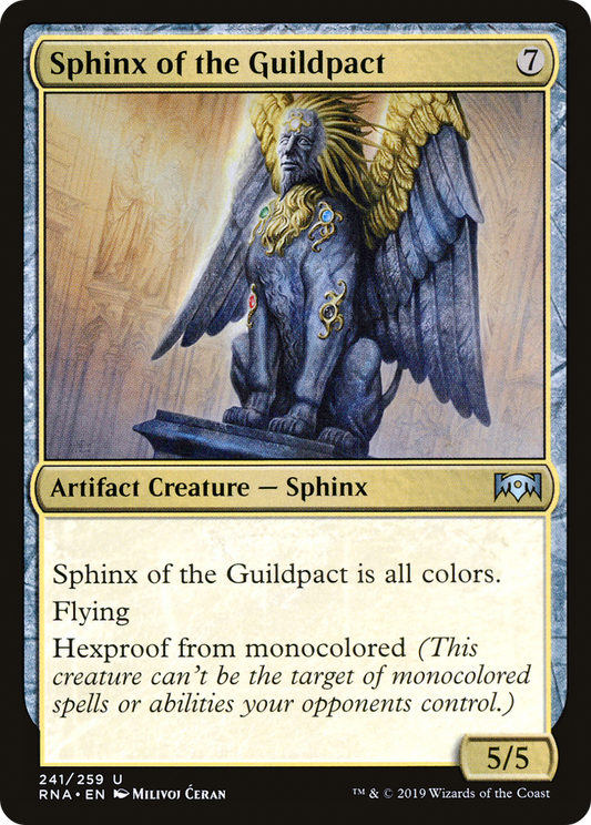 Sphinx of the Guildpact [Ravnica Allegiance] Foil