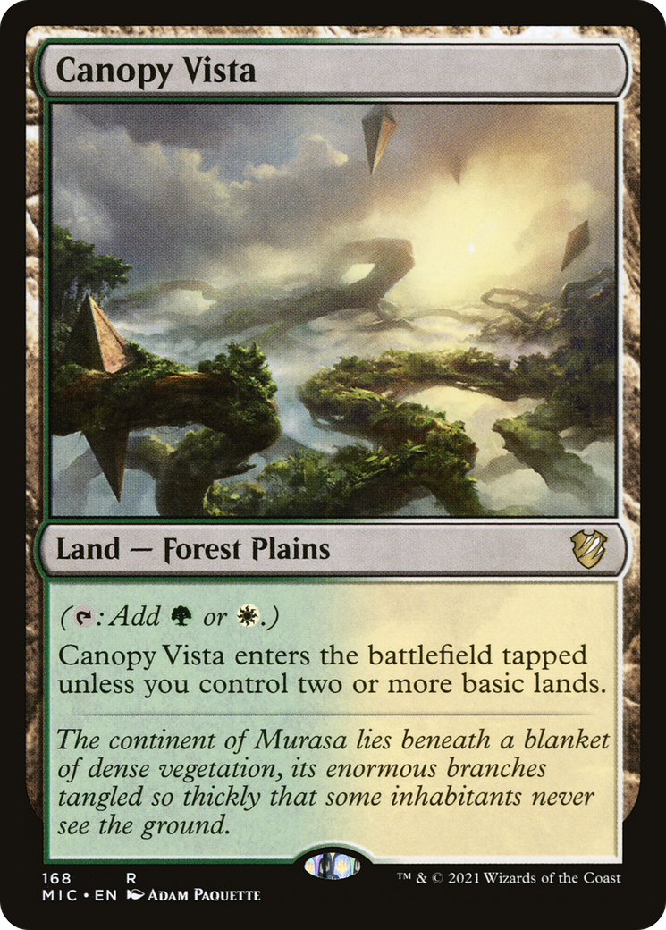 Canopy Vista [Innistrad: Midnight Hunt Commander] | Silver Goblin