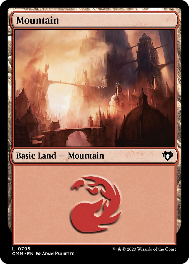 Mountain (795) [Commander Masters] | Silver Goblin
