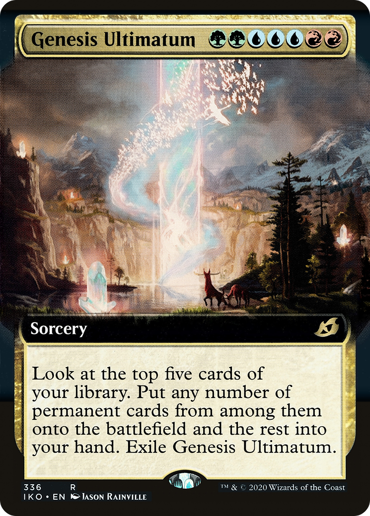 Genesis Ultimatum (Extended Art) [Ikoria: Lair of Behemoths] Foil