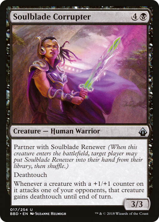 Soulblade Corrupter [Battlebond] Foil