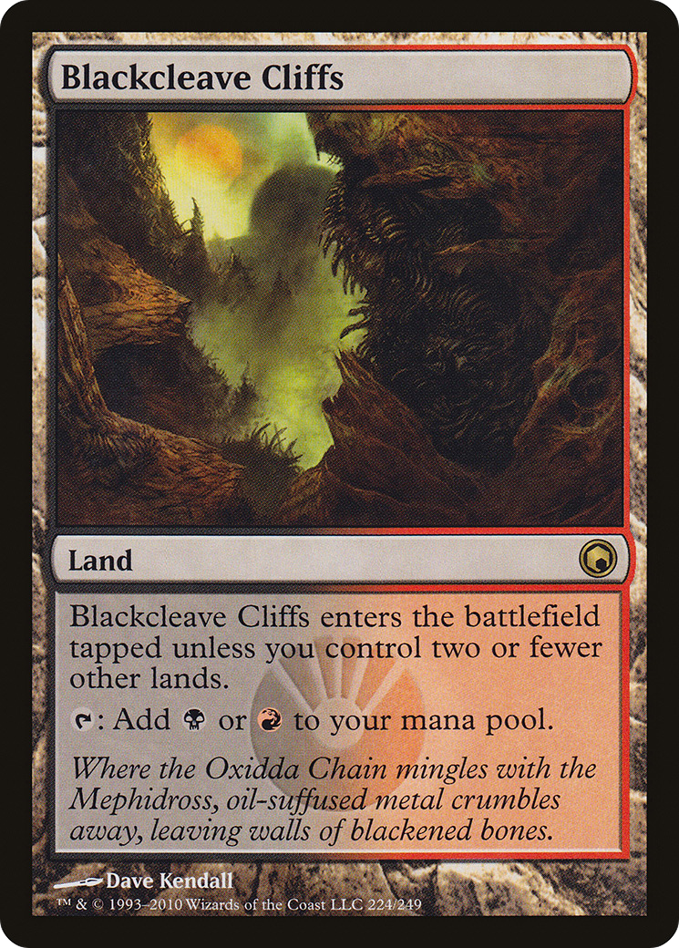 Blackcleave Cliffs [Scars of Mirrodin] Foil