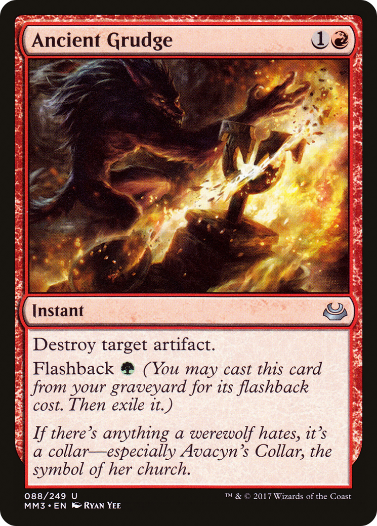 Ancient Grudge [Modern Masters 2017] Foil