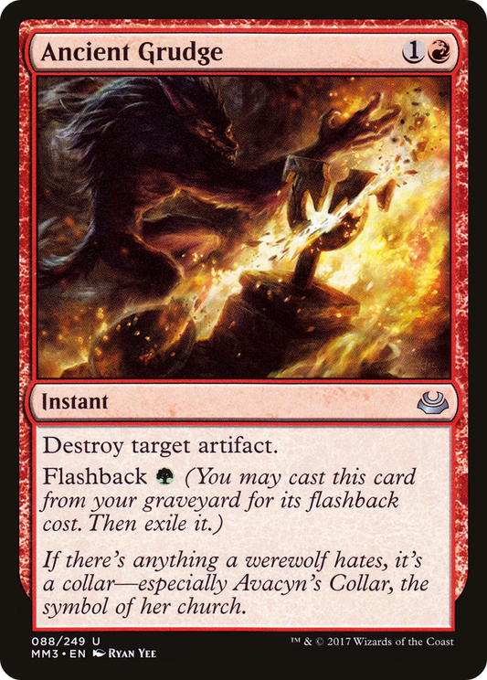 Ancient Grudge [Modern Masters 2017] Foil
