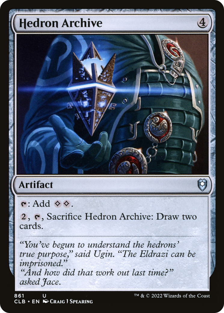 Hedron Archive [Commander Legends: Battle for Baldur's Gate] | Silver Goblin