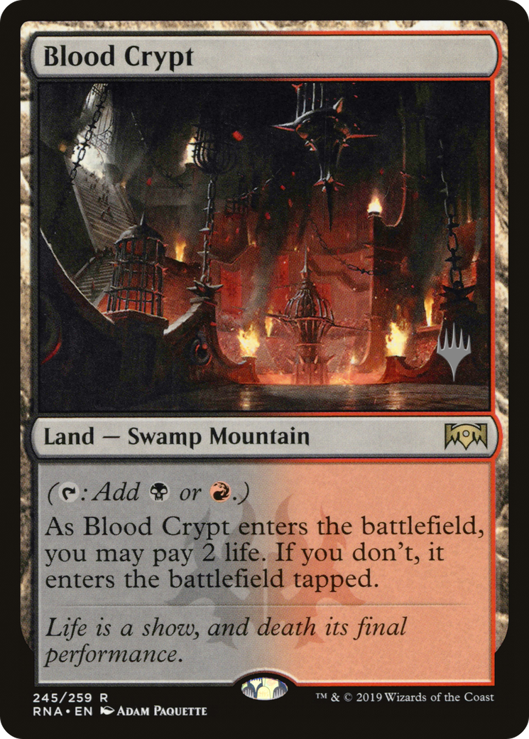 Blood Crypt (Promo Pack) [Ravnica Allegiance Promos] Foil