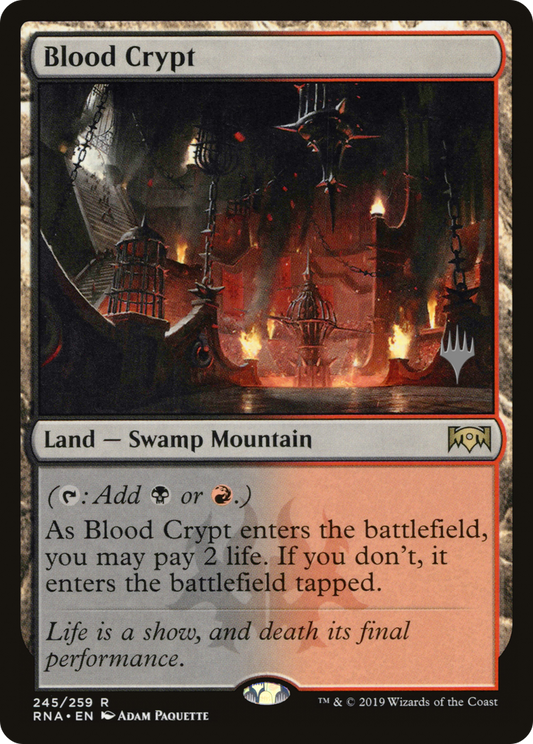 Blood Crypt (Promo Pack) [Ravnica Allegiance Promos] Foil