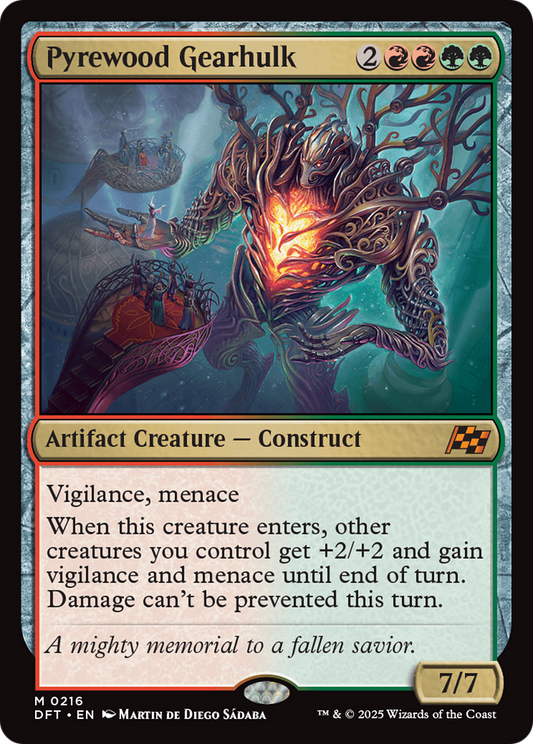 Pyrewood Gearhulk Foil (216) - Aetherdrift