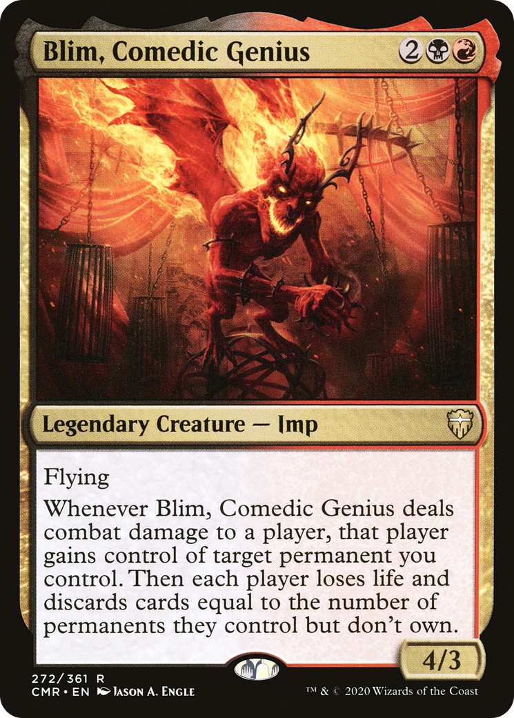 Blim, Comedic Genius [Commander Legends] Foil