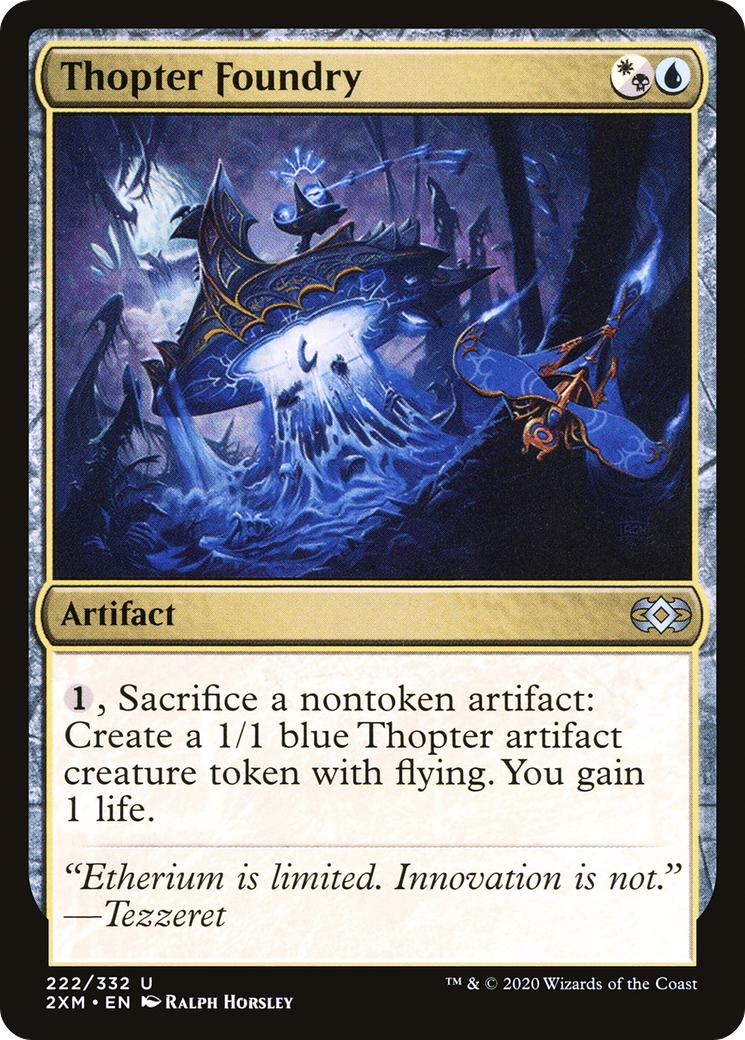 Thopter Foundry [Double Masters] Foil