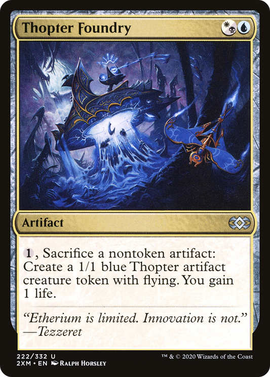 Thopter Foundry [Double Masters] Foil