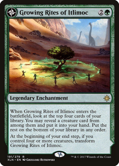 Growing Rites of Itlimoc // Itlimoc, Cradle of the Sun [Ixalan] Foil