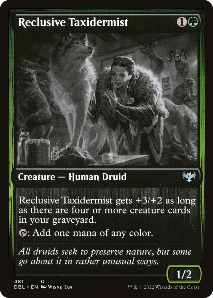 Reclusive Taxidermist (481) Foil - Innistrad: Double Feature