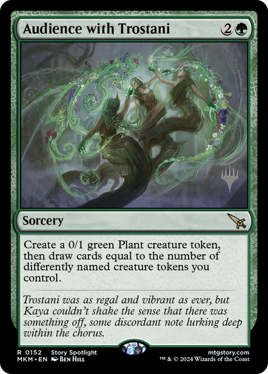 Audience with Trostani (Promo Pack) [Murders at Karlov Manor Promos] Foil