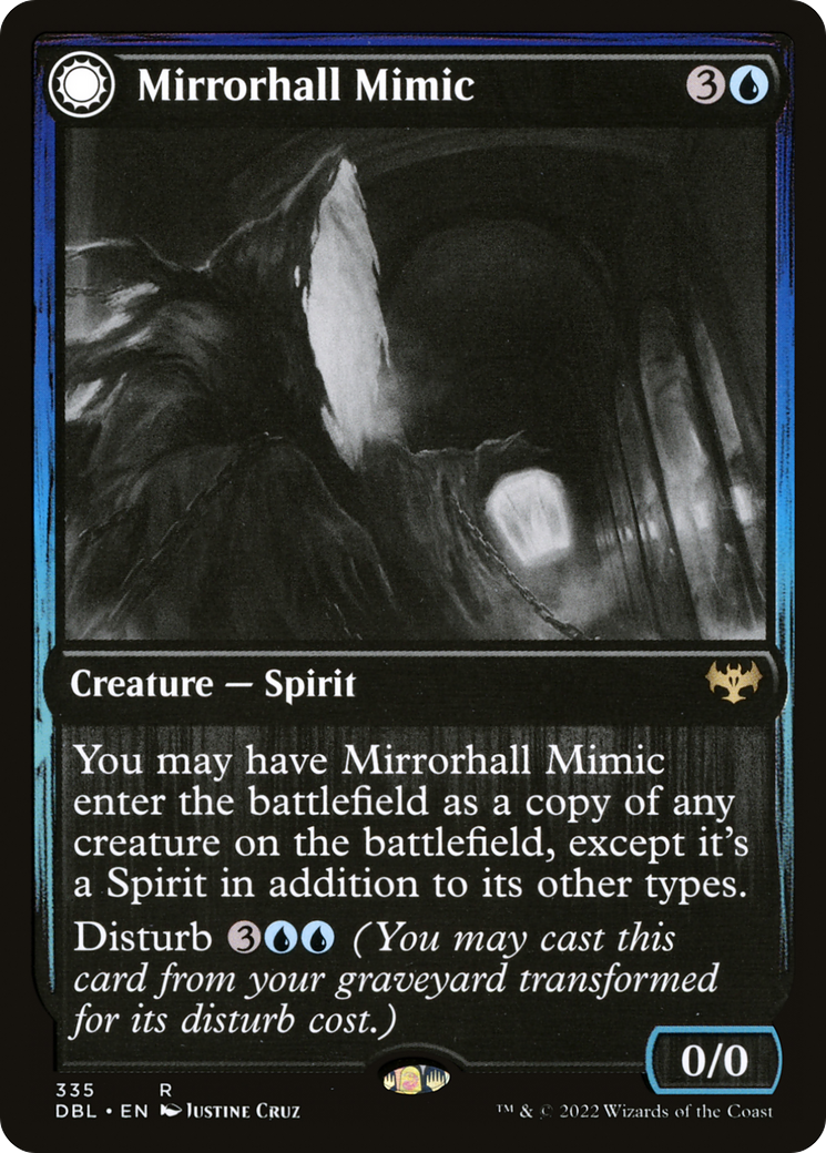 Mirrorhall Mimic // Ghastly Mimicry [Innistrad: Double Feature] Foil