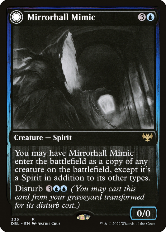 Mirrorhall Mimic // Ghastly Mimicry [Innistrad: Double Feature] Foil