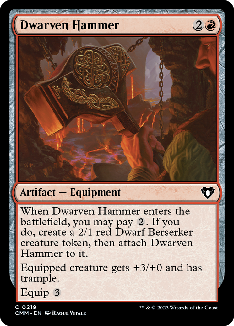 Dwarven Hammer [Commander Masters] | Silver Goblin