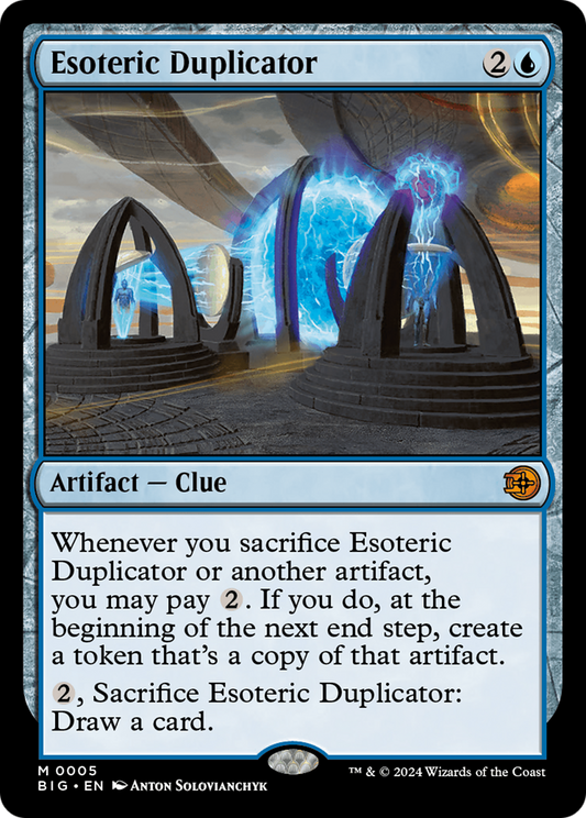 Esoteric Duplicator [Outlaws of Thunder Junction: The Big Score] Foil