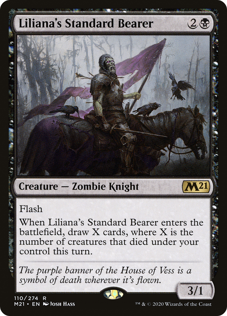 Liliana's Standard Bearer [Core Set 2021] Foil