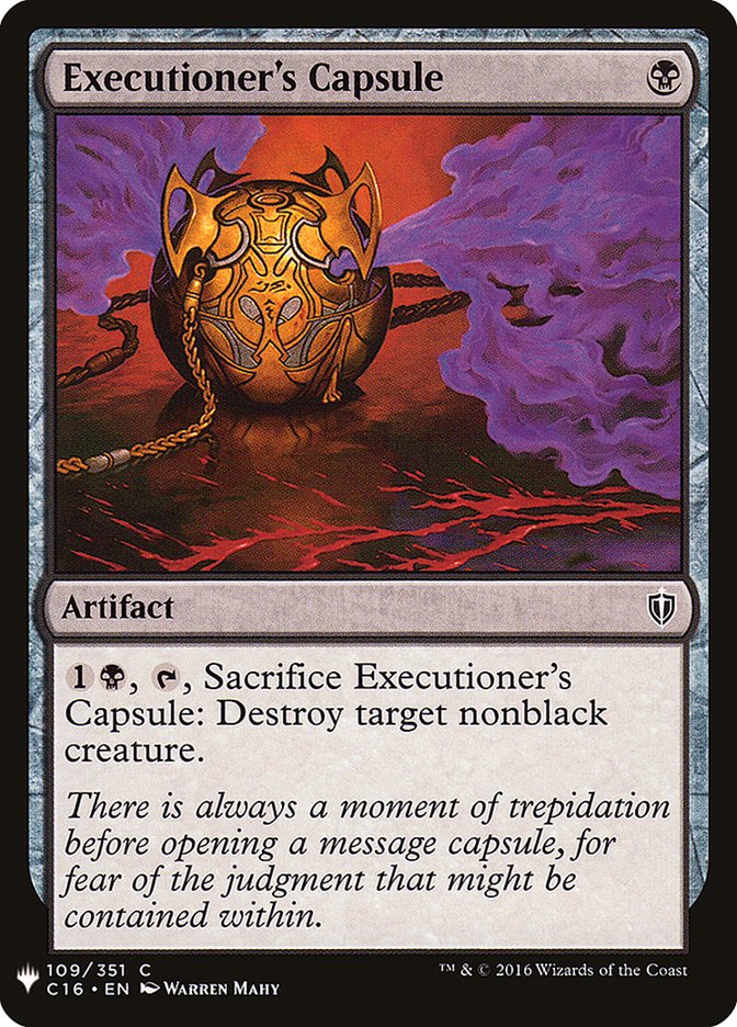 Executioner's Capsule [Mystery Booster] | Silver Goblin