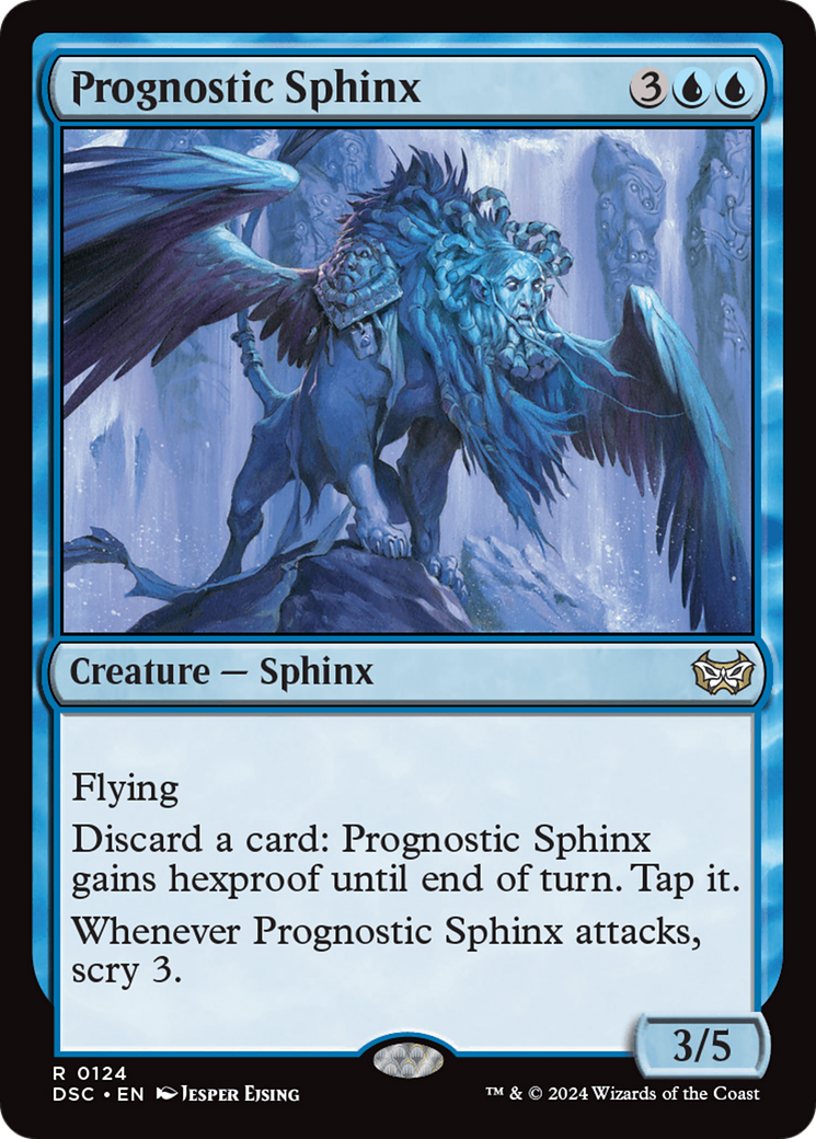 Prognostic Sphinx [Duskmourn: House of Horror Commander] | Silver Goblin