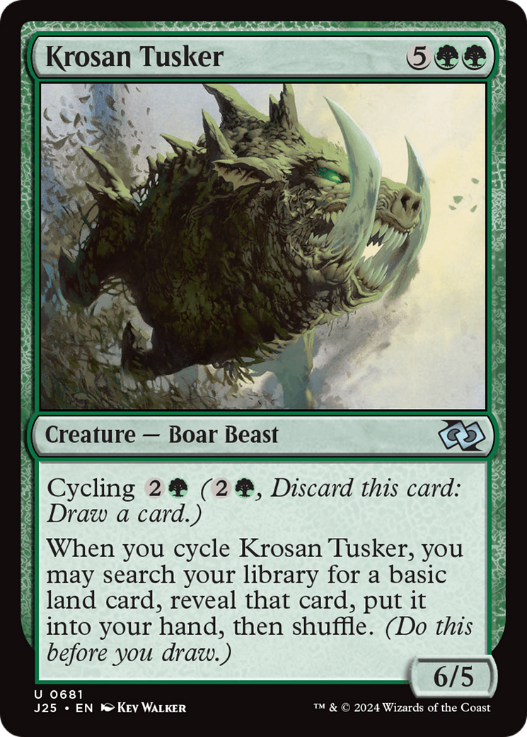 Krosan Tusker [Foundations Jumpstart] | Silver Goblin