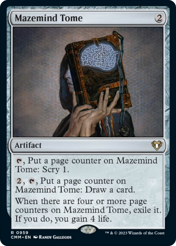 Mazemind Tome [Commander Masters] | Silver Goblin