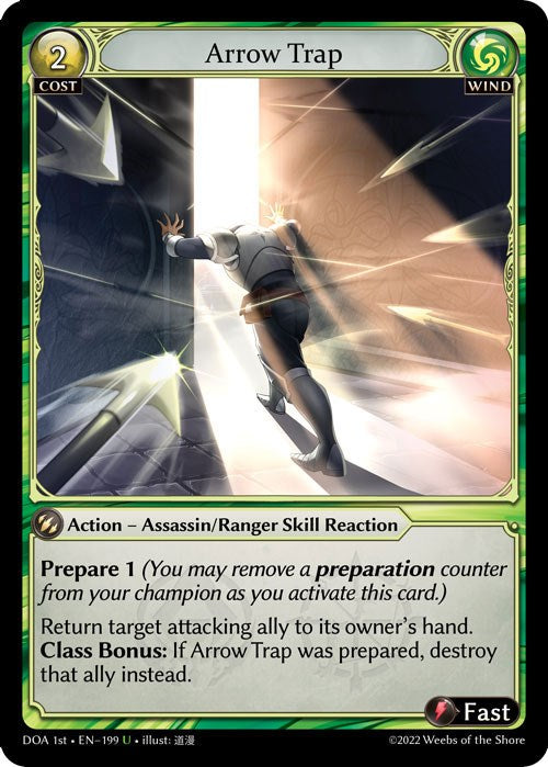 Arrow Trap (199) [Dawn of Ashes: 1st Edition] Foil