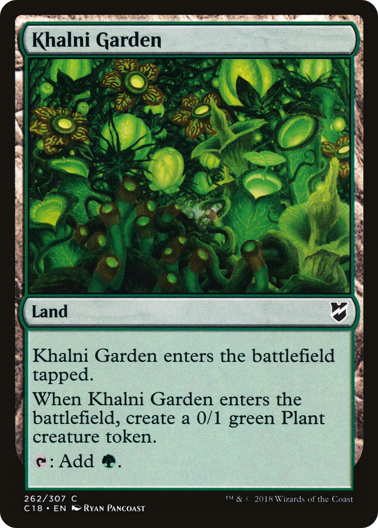 Khalni Garden [Commander 2018] | Silver Goblin