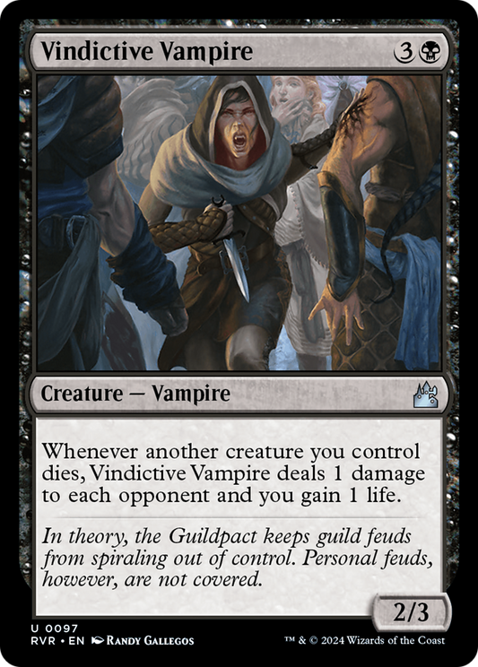 Vindictive Vampire [Ravnica Remastered] Foil