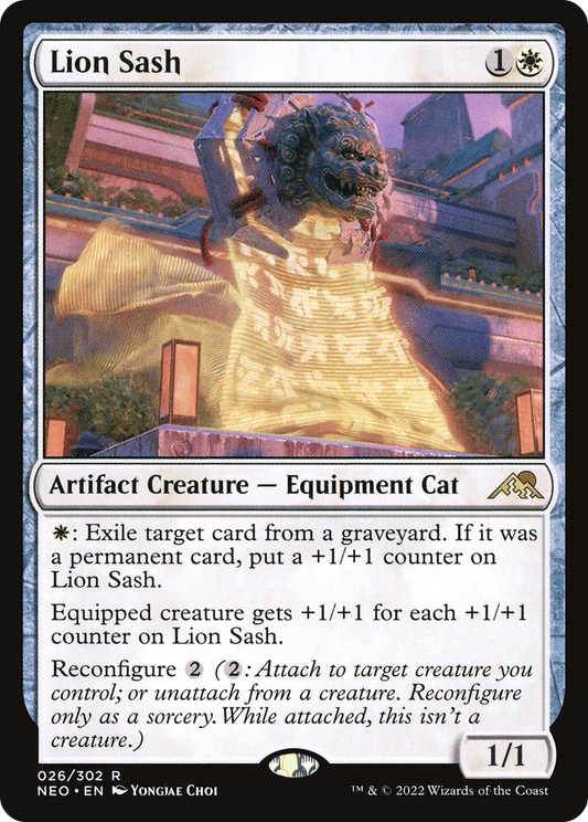 Lion Sash [Kamigawa: Neon Dynasty] Foil