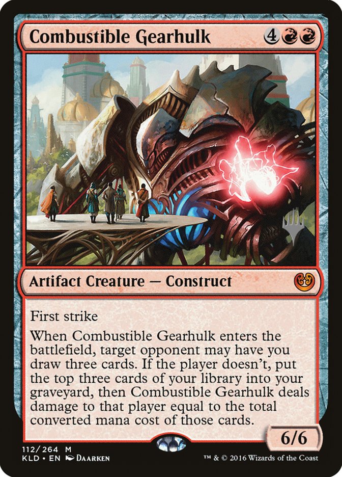 Combustible Gearhulk (Promo Pack) [Kaladesh Promos] | Silver Goblin