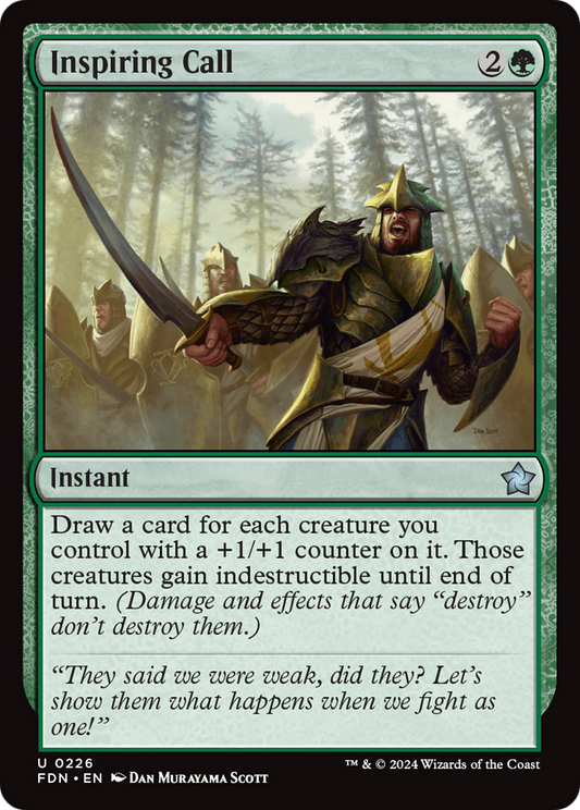 Inspiring Call [Foundations] Foil